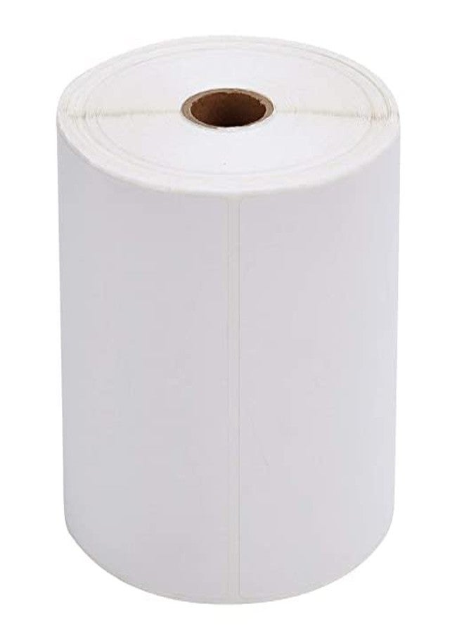 Brustro Self Adhesive White Direct Thermal Shipping 500 Labels Stickers Roll, 4 X 6-inch (100x150 mm - 1-inch Core, Used for Printing Shipping Labels(White, 4"x 6" Inches) Pack of 1 - Image 2