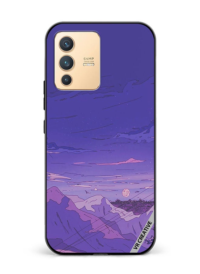 VR CREATIVE Protective Case Cover For Vivo V23 5G Nature Design Multicolour - Image 1