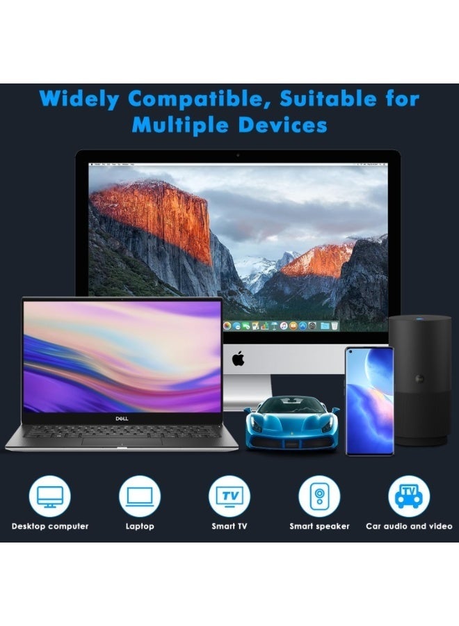 LuckyNov 2TB USB Flash Drive, Type C + USB 3.0 dual-interface drive, Compatible with Smartphones/Apple laptops/Tablets, used for Storing photos/Videos/Documents (Silver) - Image 2