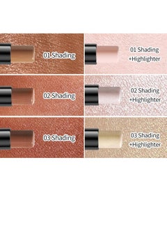 2 in 1 Makeup Shading Stick and Face Highlighters Stick Double End Contour Stick Cream Contour Stick Makeup Bronzer Stick Face Makeup Wonder Stick Face Brightens and Shades Pencil 02 - pzsku/ZDB4B7CD107F40B52595CZ/45/_/1699968380/b43a79cd-2629-4cb9-8409-42992f3d776d