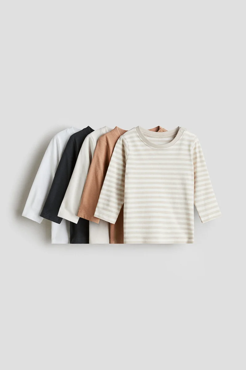 H&M 5-pack cotton T-shirts