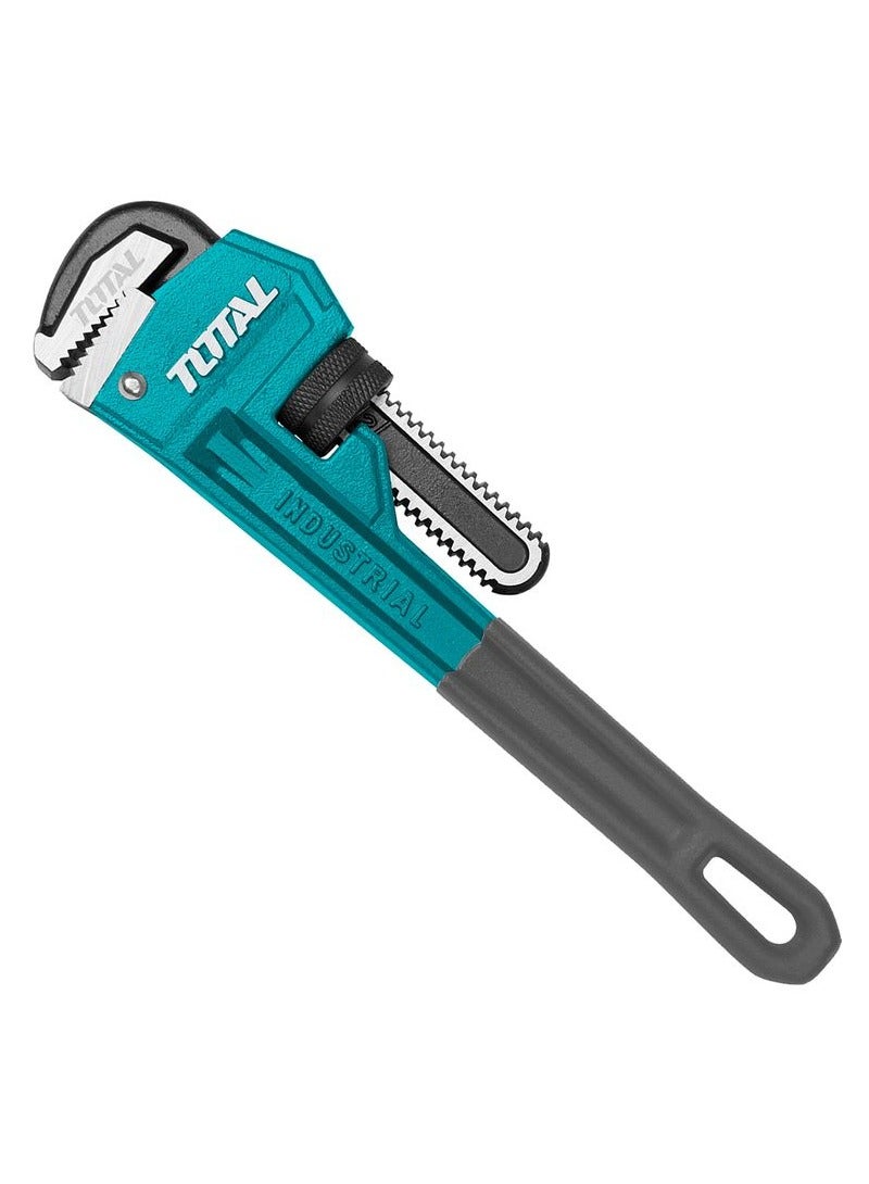 توتال مفتاح أنابيب TOTAL THT171006، مقاس 10، 250 مم، مفتاح أنابيب أحادي الجانب مطروق، أقصى قطر للتثبيت 34 مم.  - Image 2