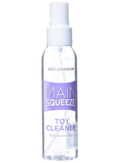 Doc Johnson Main Squeeze Toy Cleaner - Triclosan Free Cleaning Spray Parabens, and Dyes - 188 ml  - Image 1