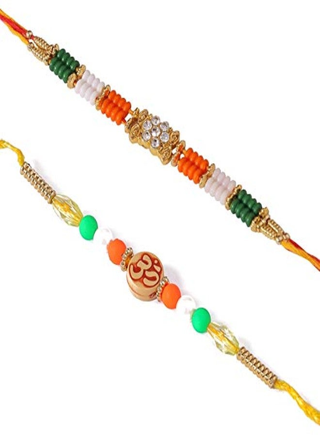 Suninow Designer Independence Day BHAIYA BHABHI Rakhi Combo - Image 1