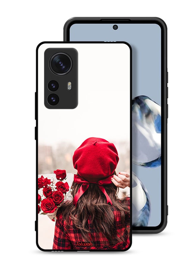 Tolwak Xiaomi 12 Protective Case Cover Holding Flowers - Image 1