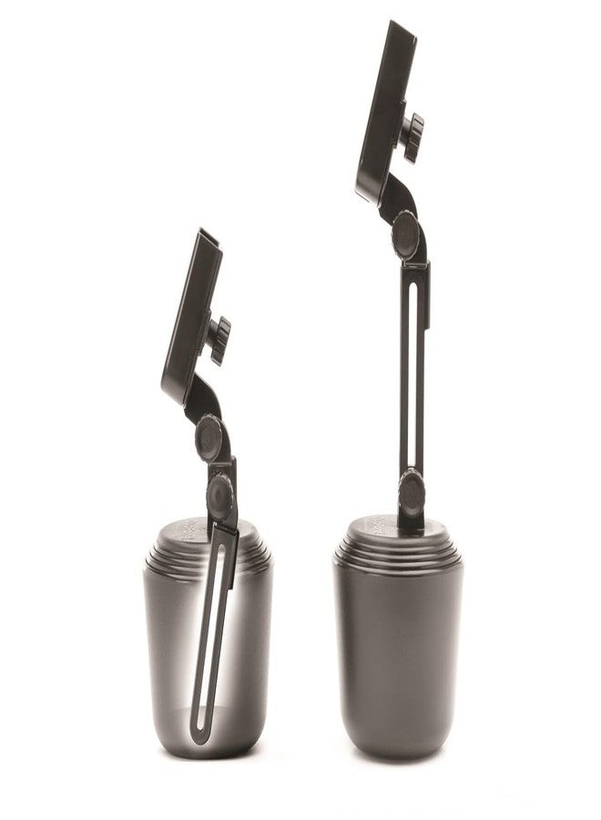 WeatherTech CupFone with Extension - Adjustable, Universal Cup Holder Cell Phone Mount Car & Truck Accessory - Best Design for iPhone & Smartphone Charging - Black Plastic Knobs - Image 2