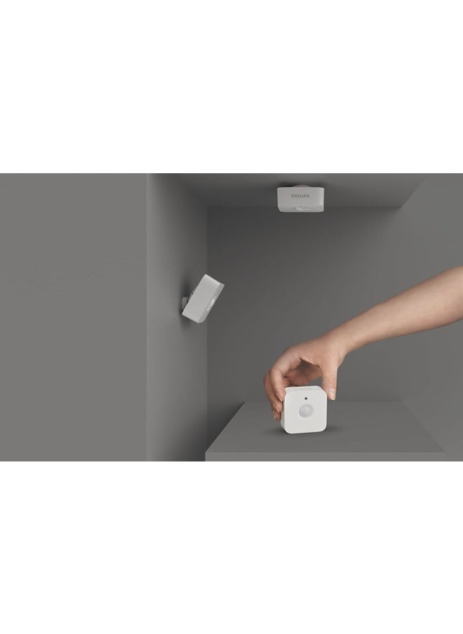 Philips - Hue Motion Sensor with Daylight Detector White PHI-929003067507 - Image 1