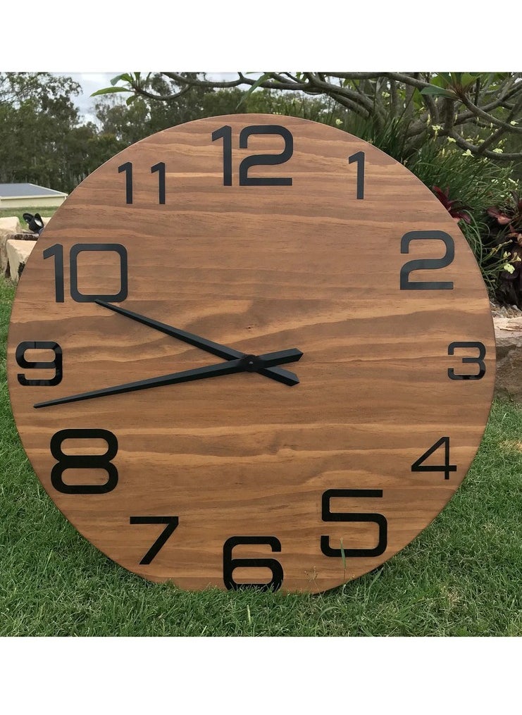 Home Gallery - Brown wall Clock modern - Image 1