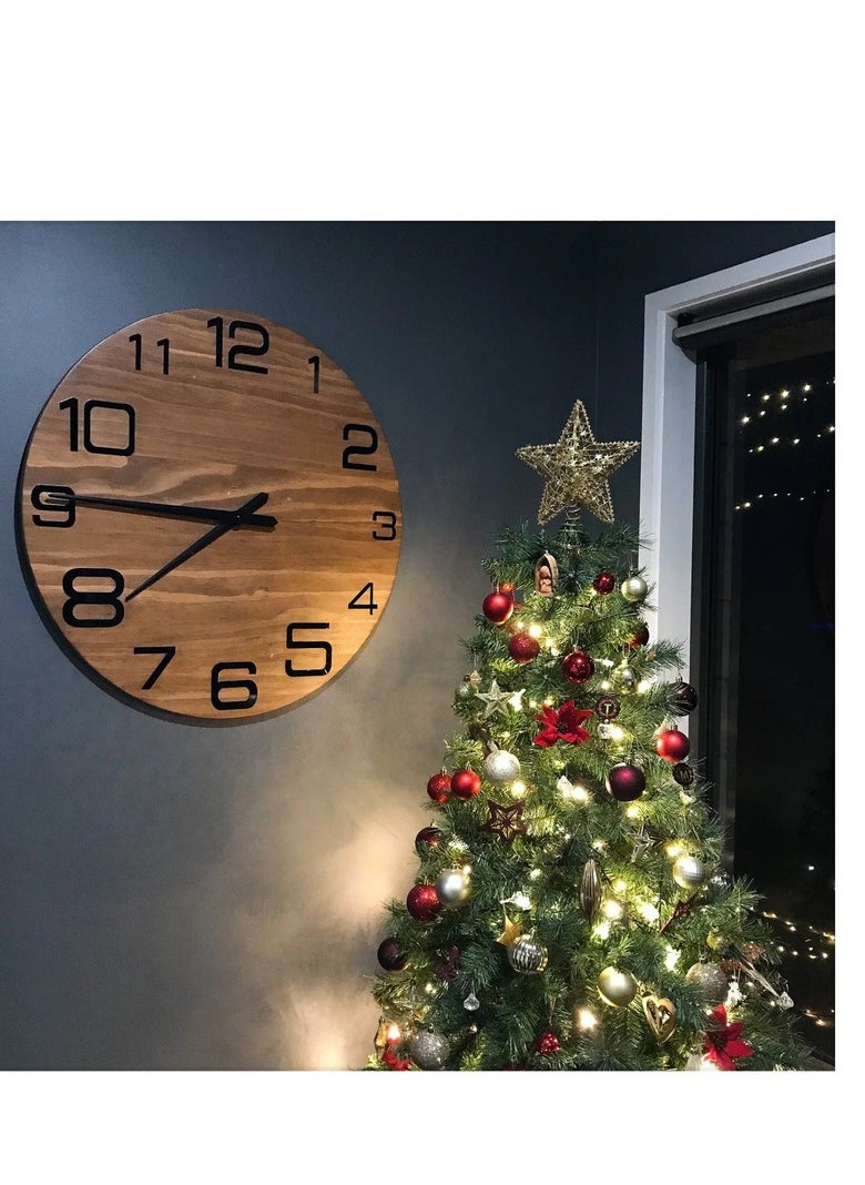 Home Gallery - Brown wall Clock modern - Image 1