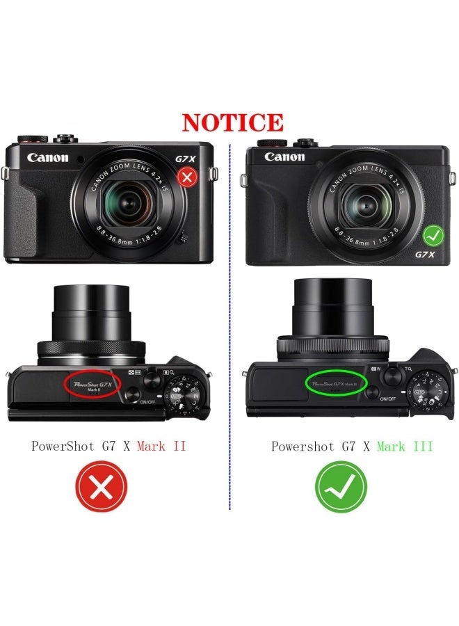 "2 PCS Screen Protector for Canon EOS G7X III G7X mark III G7X3 Tempered Glass Cover 0.3mm 9H Hardness Anti-Scrach Anti-Bubble " - Image 2