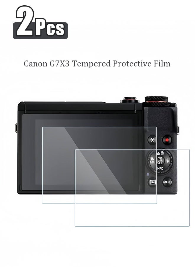 "2 PCS Screen Protector for Canon EOS G7X III G7X mark III G7X3 Tempered Glass Cover 0.3mm 9H Hardness Anti-Scrach Anti-Bubble " - Image 1