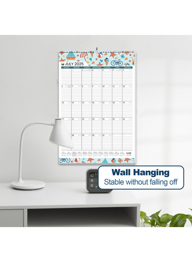 SUNEE 2024-2025 Large Wall Calendar 22.75"X15.5" With Lines, 21 Month Calendar From October 2024 To June 2026, Vertical Large Monthly Calendar 2024 For Wall, Seasons Color - Image 5