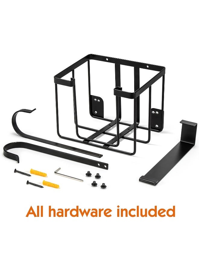 Orless  Over The Door/Wall Mount Ironing Board Hanger, Laundry Room Iron And Ironing Caddy Board Storage Holder  - Image 2