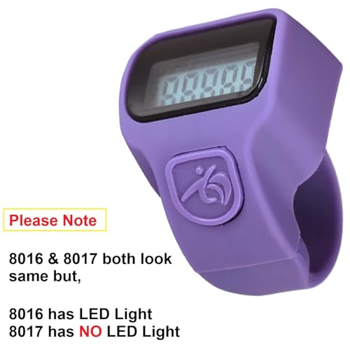 SpiderJuice 99999 5 Digit Multiuse Digital Electronic Portable Mini Hand Tally Clicker Counter Finger Ring Mantra Jaap Device Machine Cricket Umpire Counting Zikr Ziker Dhikr (8016) - Image 2
