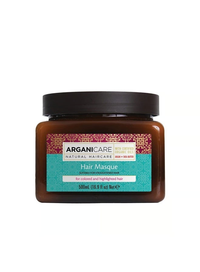 Arganicare Hair Masque for Colored & Highlighted Hair 500ml - Image 1