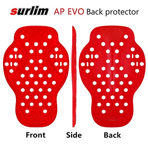 surlim Back Protector CE Insert Armor Motorcycle Jacket Replacement Pads - Image 2