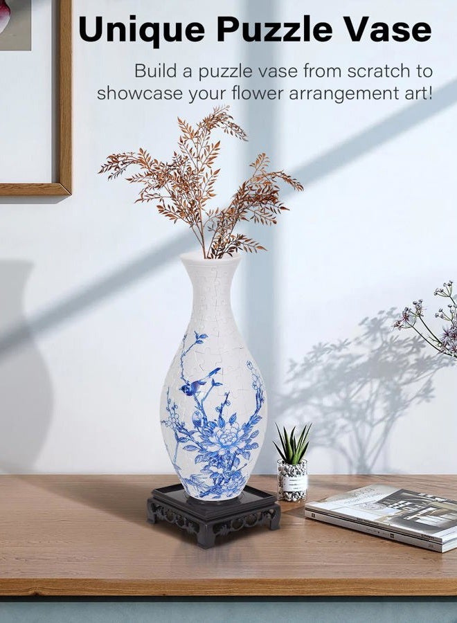 KOSTBAR 3D Puzzles for Adults, 160 Pieces Jigsaw Vases for Home Decor, Unique Arts and Crafts for Adults, Unique Gifts for Women & Men, Adult Hobbies for Women & Men, Rompecabezas 3D for Office Decor - Image 2