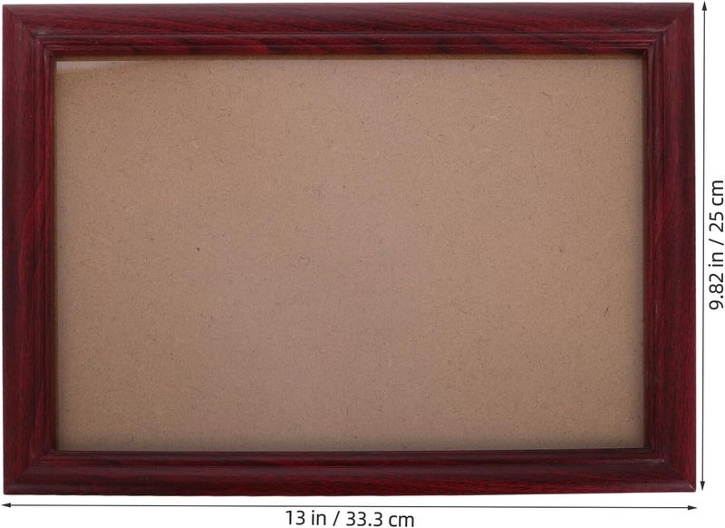 Homoyoyo Certificate Frame for Wall Mount 21x29.7cm A4 Size, Solid Wood Graduation Diploma Holder in Red Teak, College Degree Frame Display for Office and Home - Image 2