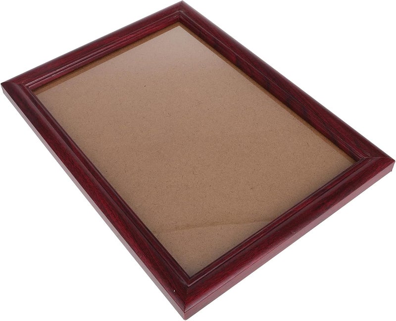 Homoyoyo Certificate Frame for Wall Mount 21x29.7cm A4 Size, Solid Wood Graduation Diploma Holder in Red Teak, College Degree Frame Display for Office and Home - Image 1