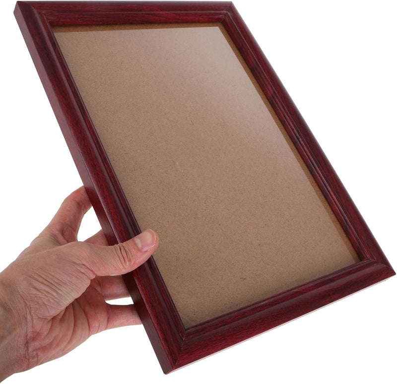 Homoyoyo Certificate Frame for Wall Mount 21x29.7cm A4 Size, Solid Wood Graduation Diploma Holder in Red Teak, College Degree Frame Display for Office and Home - Image 3