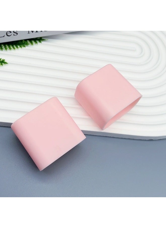Generic - Applicable To Apple 20W Frosted Charging Head Protective Cover 18W Charger Protective Shell TPU Soft Shell Translucent-Specifications:Translucent Color - Image 1