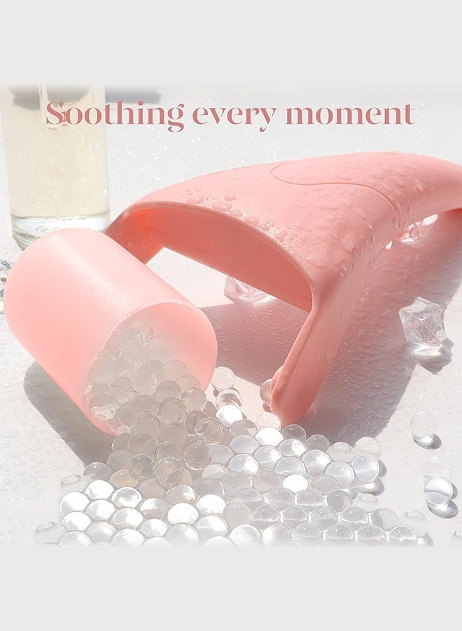 Ice Roller for Face, Eyes, Women Gifts Idea, Therapeutic Cooling to Tighten Brighten Complexion and Reduce Wrinkles, Massager Under Eye Puffiness,Migraine and Pain Relidf (Pink) - Image 3