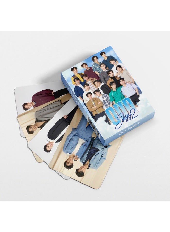 NIBEMINENT 30 Pcs TV Series of Thailand Our Skyy 2 Lomo Cards Card For Fans Collection Gifts - Image 3