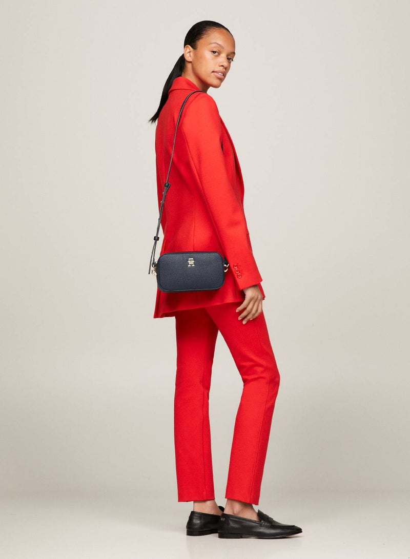 Th Emblem Crossbody Camera Bag