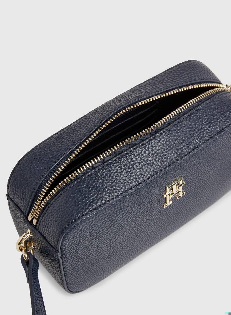 تومي هيلفيغر حقيبة كاميرا مزينة بالشعار - Image 5