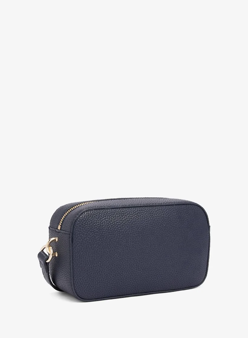 Tommy Hilfiger Space Blue Th Emblem Crossover Camera Bag for Women | Best Price UAE