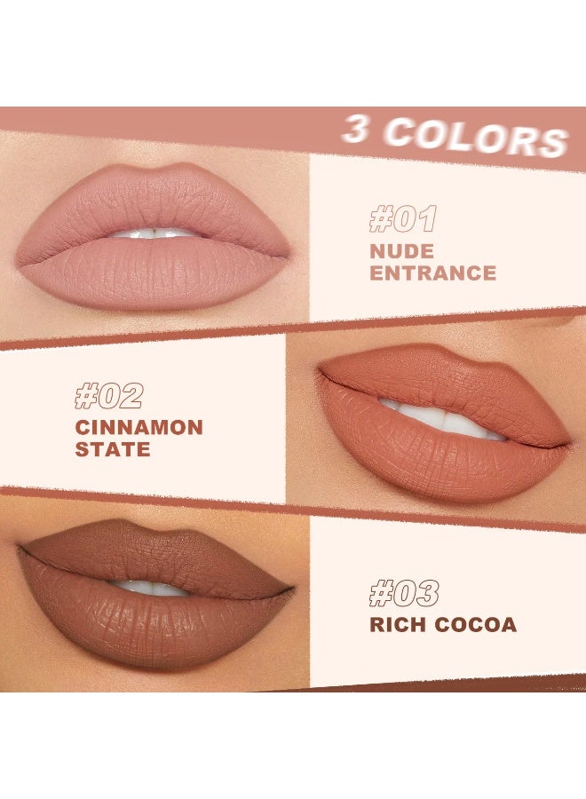 SACE LADY Velvet Matte Lip Liner – Long-Lasting Precision Lip Pencil with Built-In Brush – Shade 02 Cinnamon State - Image 5