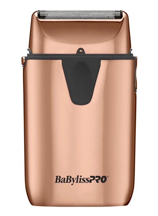 BaBylissPRO UVFOIL Single Foil UV-Disinfecting Metal Shaver - Rosegold - Image 2