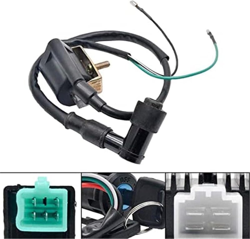 Vuzmode Ignition Coil Spark Plug Kit for 50cc-110cc Engines - Image 3