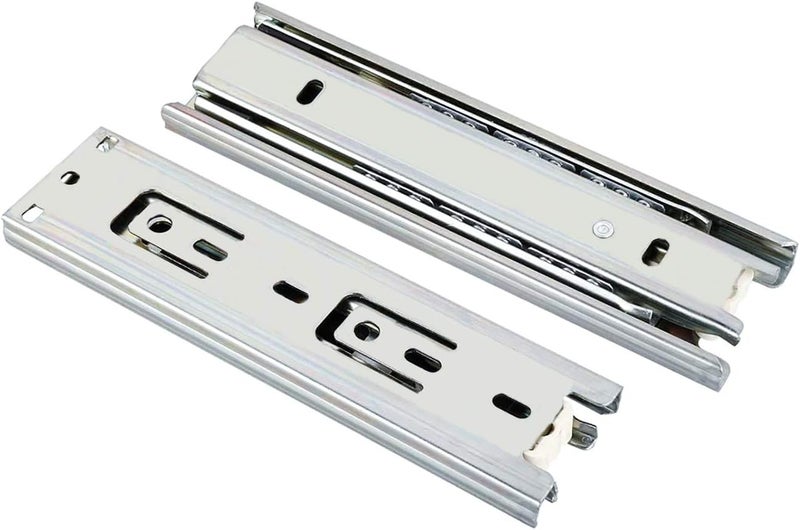 URBEST Ball Bearing Drawer Slides Full Extension 6 Inch Telescopic Slider for Cabinet, 1Pair (6-Inch) - Image 1