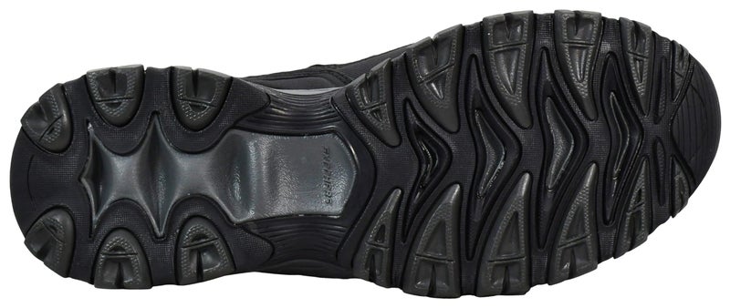 Skechers mens Afterburn M. Fit Wonted Loafer, Black/Charcoal, 11 X-Wide US - Image 4