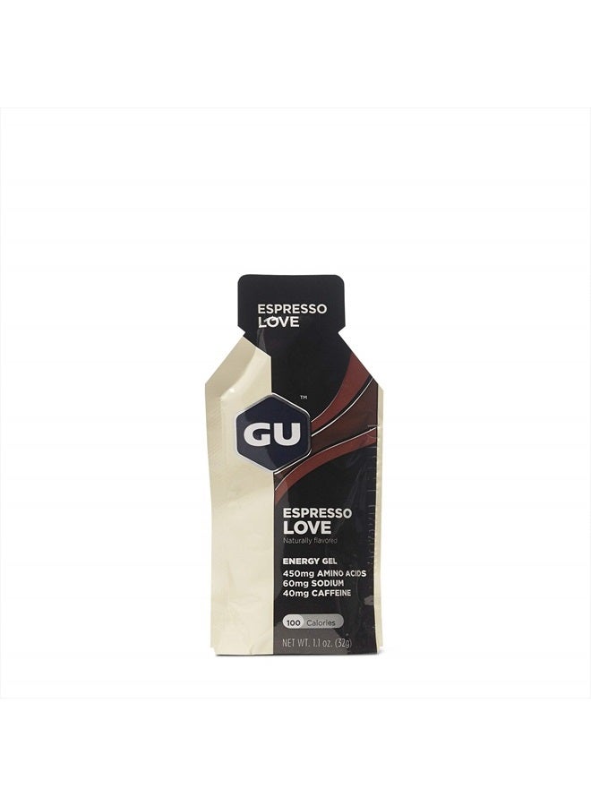 GU ENERGY GEL GU Energy Original Sports Nutrition Energy Gel, Vegan, Gluten-Free, Kosher, and Dairy-Free On-the-Go Energy for Any Workout, 24-Count, Espresso Love - Image 2