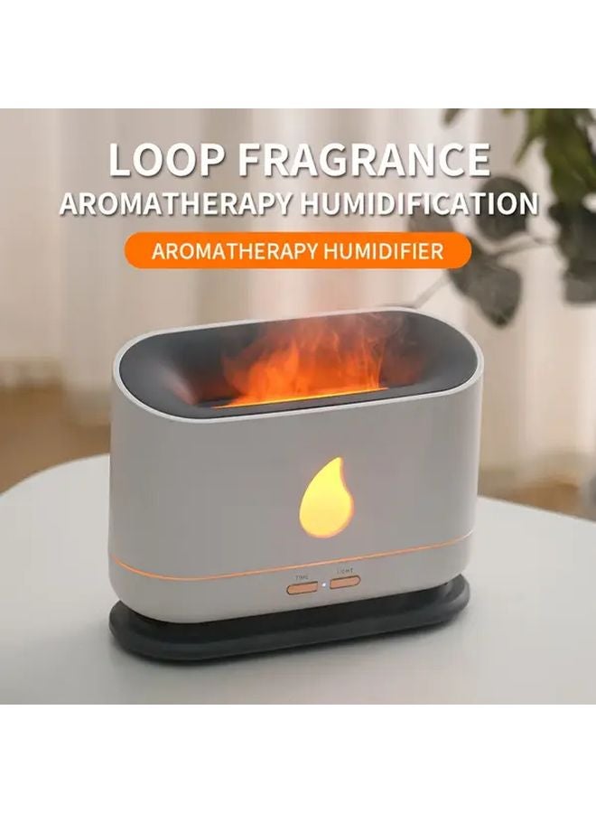 مُرشح لهب LED أبيض، مرطب زيت عطري USB، هدية علاج عطري - Image 2