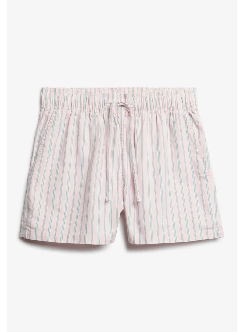 سوبر دراي Organic Cotton Stripe Elasticated Shorts