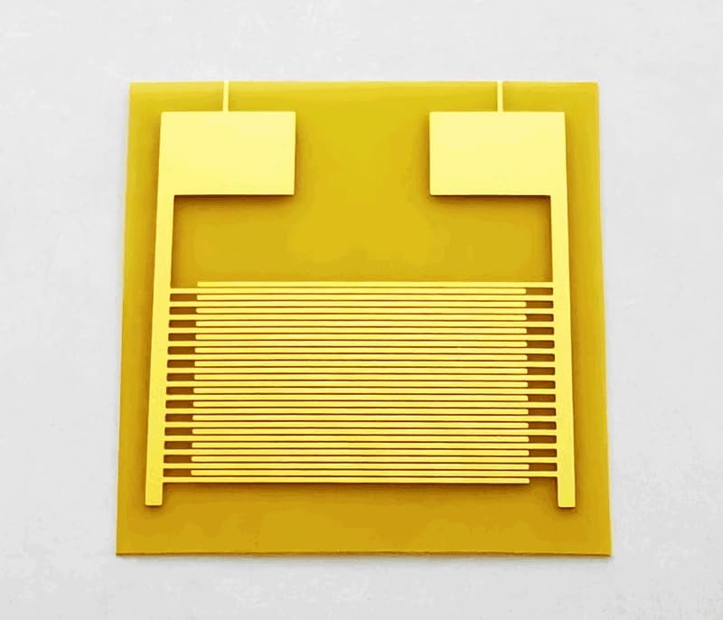 5 PCS Flexible PI Substrate Interdigital Electrode Array for Scientific Research and Wearable Sensors(10x10 Line0.1mm Gap0.05mm 15 Pairs) - Image 1