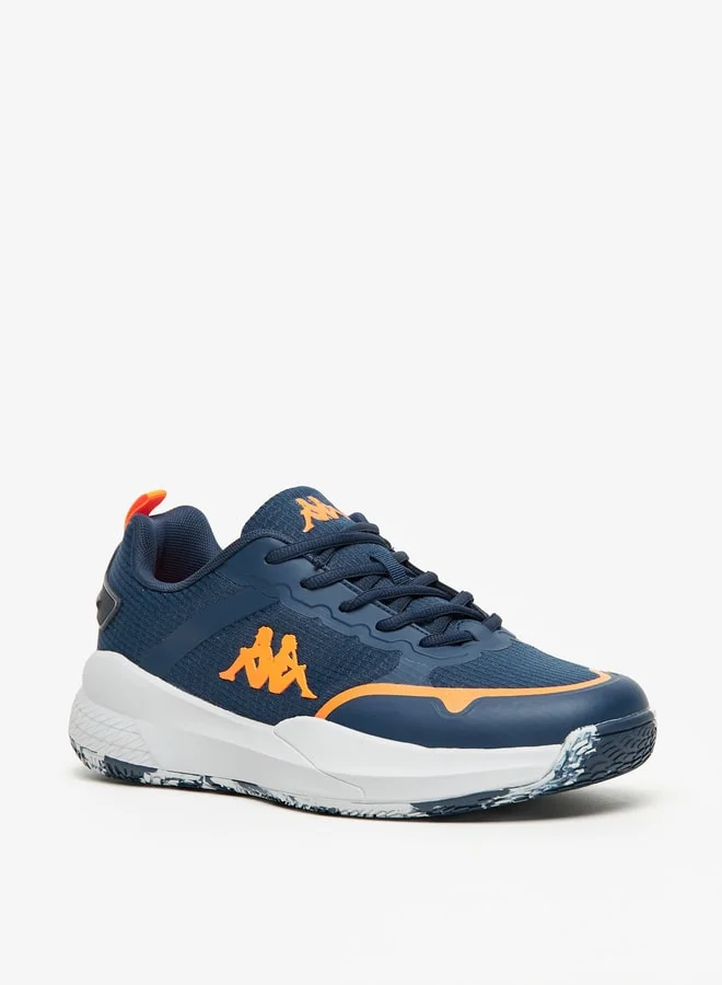 Kappa Mens' Logo Detail Shoes with Lace-Up Closure