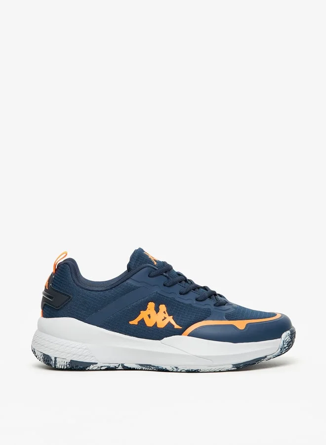 Kappa Mens' Logo Detail Shoes with Lace-Up Closure