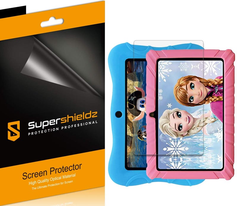 Supershieldz (3 Pack) Designed for Contixo 7 inch Kids Learning Tablet (V8-2 / V8-3 / V9-3) Screen Protector, High Definition Clear Shield (PET) - Image 1