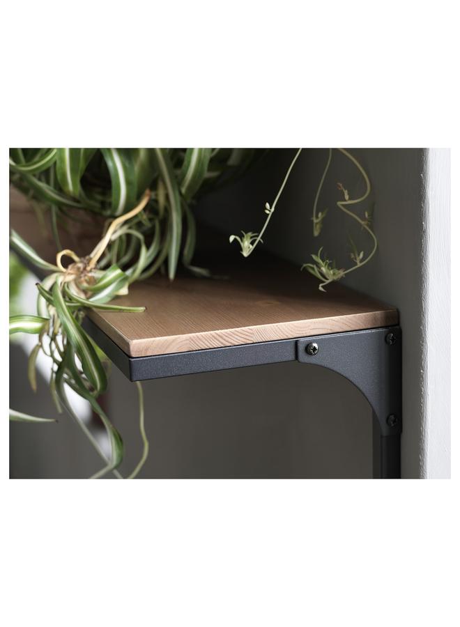 إيروريكس رف حائط، أسود، 101×20 سم - Image 4