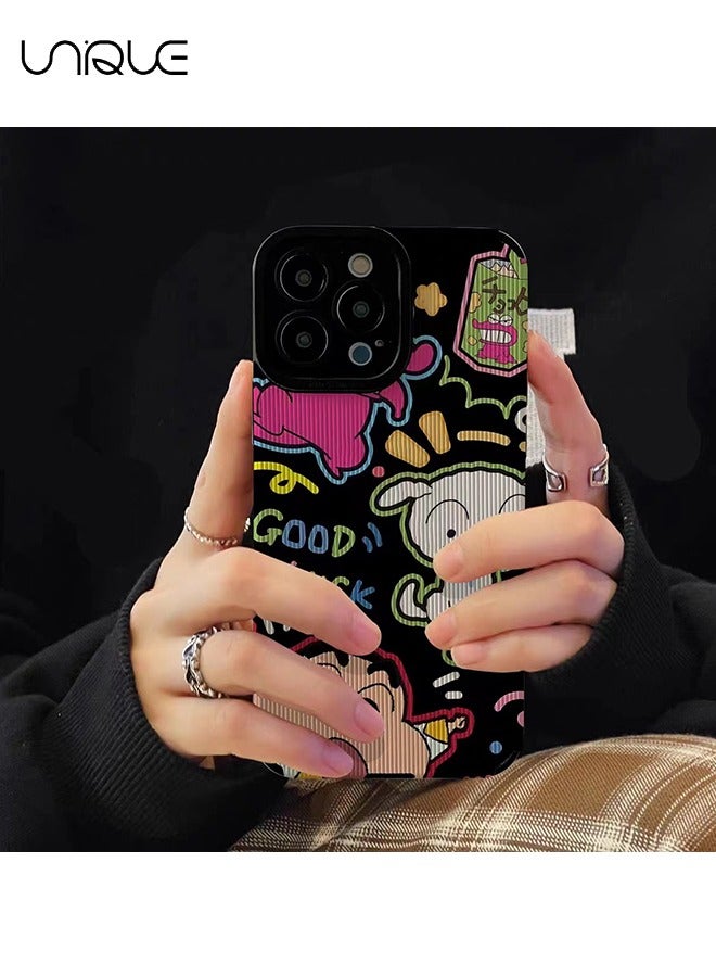 Unique Compatible with iPhone 14 Pro Max Cases, Crayon Shin-chan Cases, Cartoon Character Cases - Stylish and Cute Phone Cases - TPU Drop Protection - Image 2