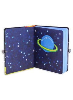 Generic Outer Space Lock And Key Diary For Boys And Girls, 208 Lined Pages  - Image 4