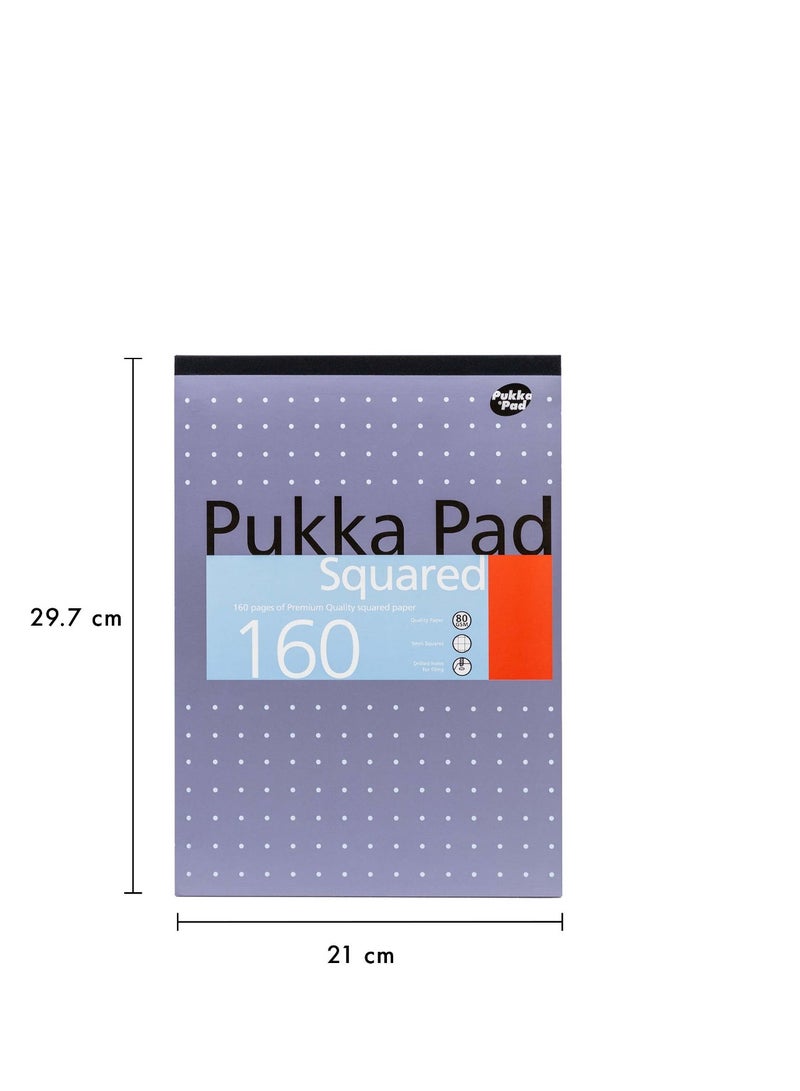 Pukka Pads A4 Metallic Refill Pad with Squared Paper - Pack of 6 - Image 2
