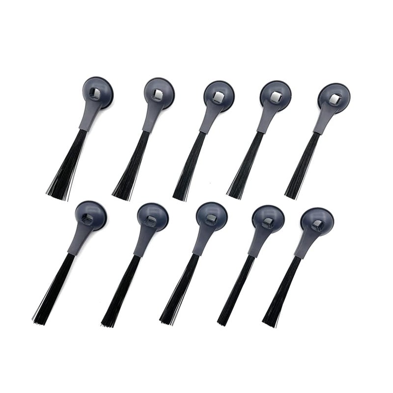 Sionlan 10 Pack Side Brushes Replacement Part Compatible with Shark ION Robot IQ R101AERV1001AE IQ R101RV1001 RV1000 AV911S AV2501AE RV2502AE Vacuum Cleaner Accessories Compare Part 102KY1000