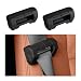 SHMZK 2PCS Car Seat Belt Buckle Covers AntiScratch Silicone Seatbelt Clip Protective Cover for Car Safety Universal Seat Belt Buckle Protector for Most Vehicles Car Accessories Black - Image 2