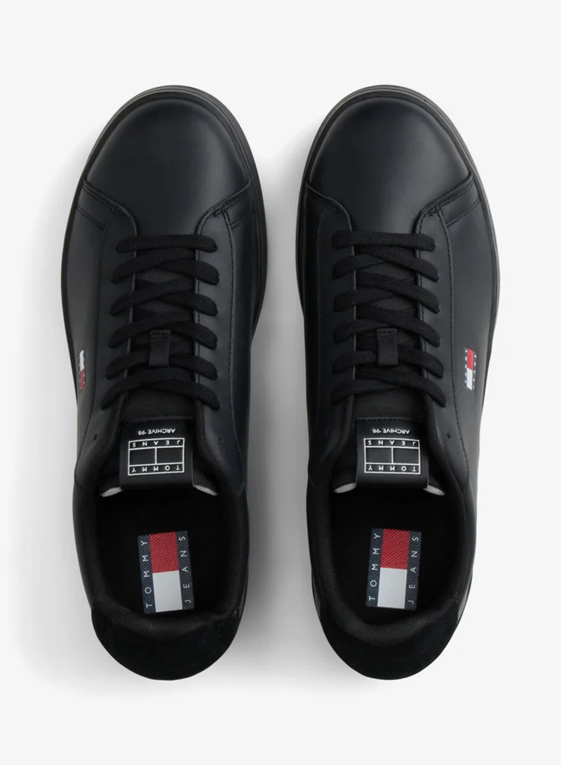 Tommy Jeans  Smooth Leather Archive Court Trainers for Men | Best Price UAE