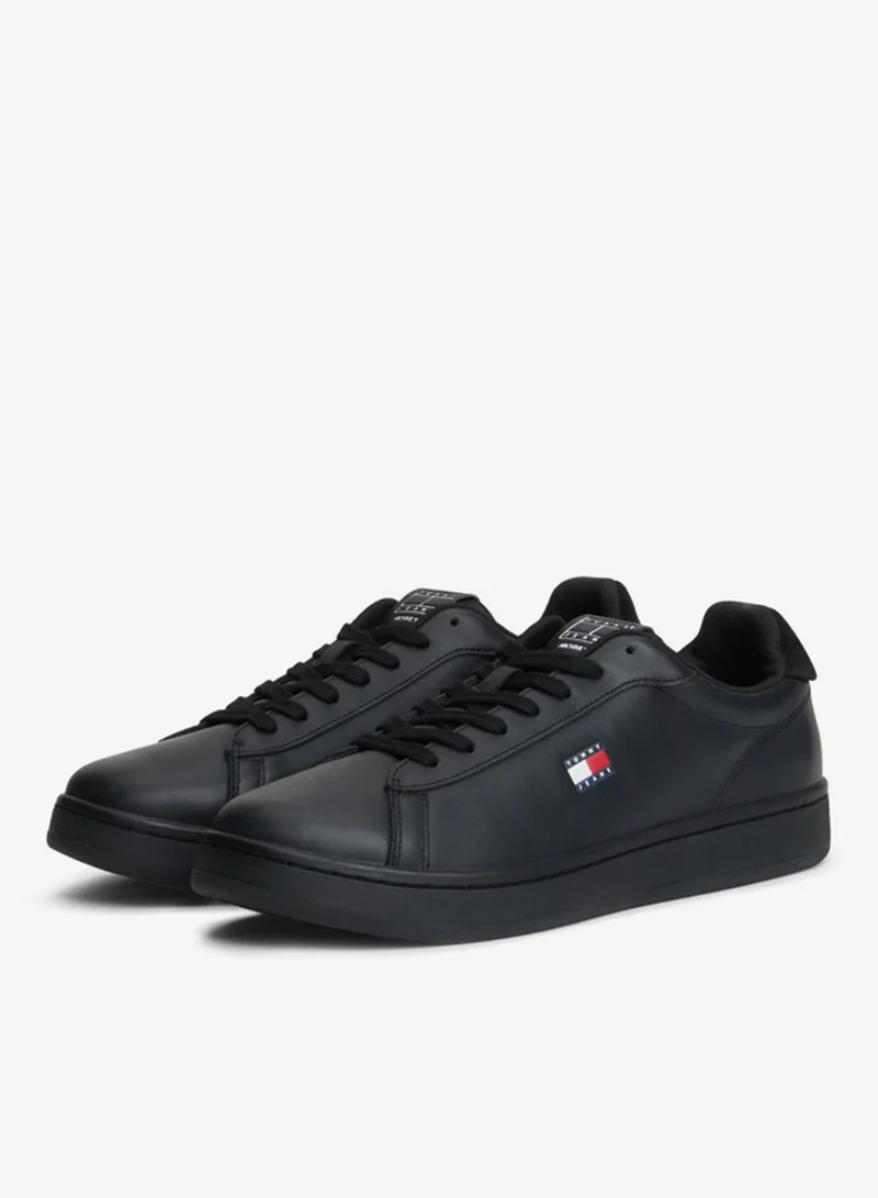Tommy Jeans  Smooth Leather Archive Court Trainers for Men | Best Price UAE